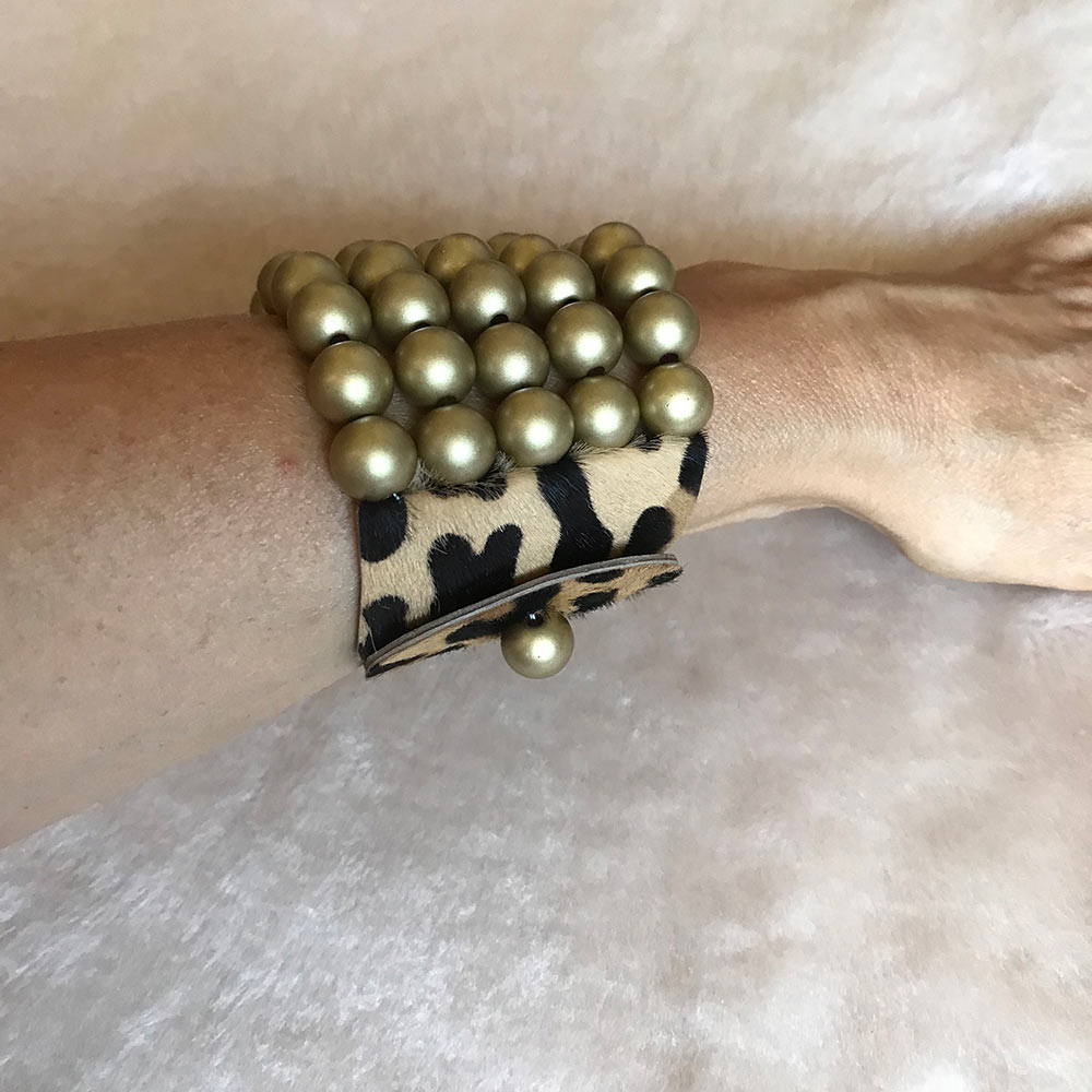 Nora Oro + stampa Leopardo