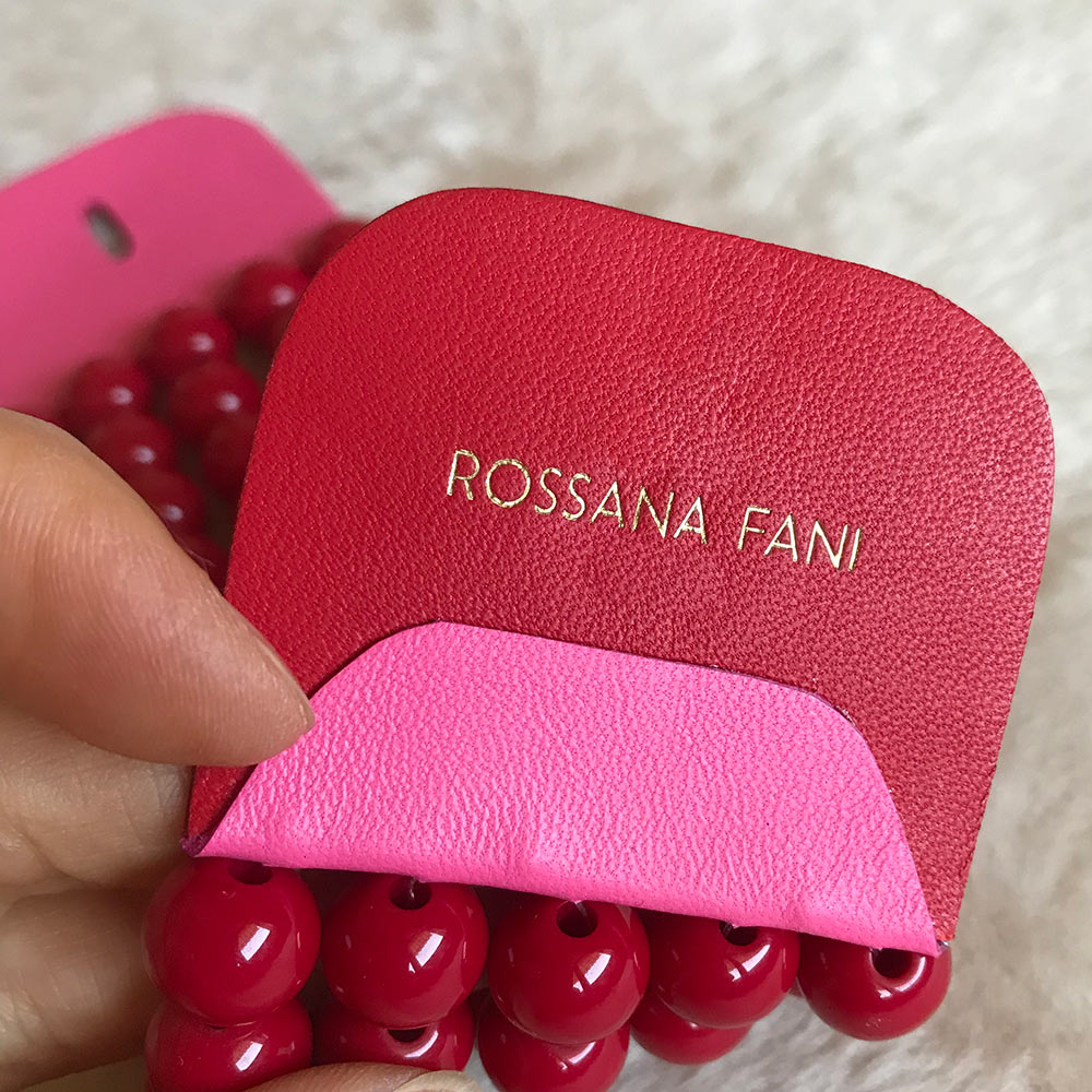 Nora rosso + pelle rosa